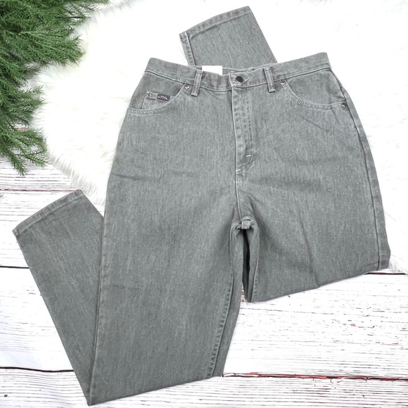 🇺🇸NWT🤩👖VINTAGE |•RIDERS•| Relaxed Deadstock High Waist Tapered Leg Jeans 👖 - Picture 2 of 13